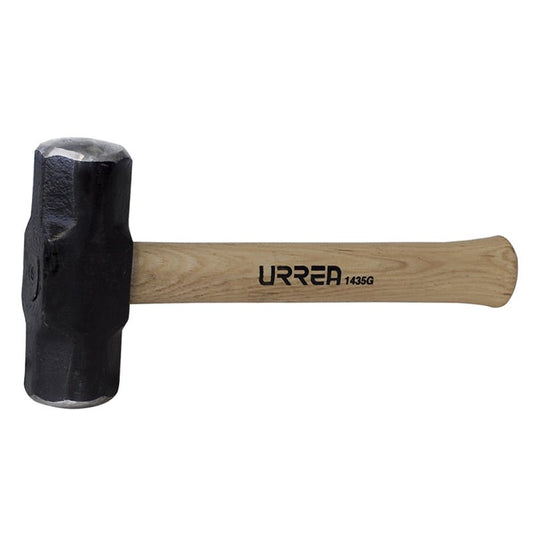 Marro octagonal cabeza maquinada con mango de madera de 12", 2 lb, 1433G Urrea - Tool Ferreterías / Ferretodo - Herramientas y material de construcción.