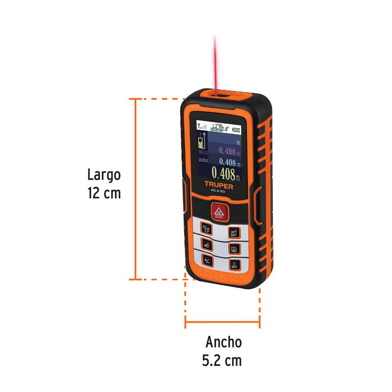 Medidor laser d/dist.0.05m - 100m 100374 rxnu trupe - Tool Ferreterías / Ferretodo - Herramientas y material de construcción.