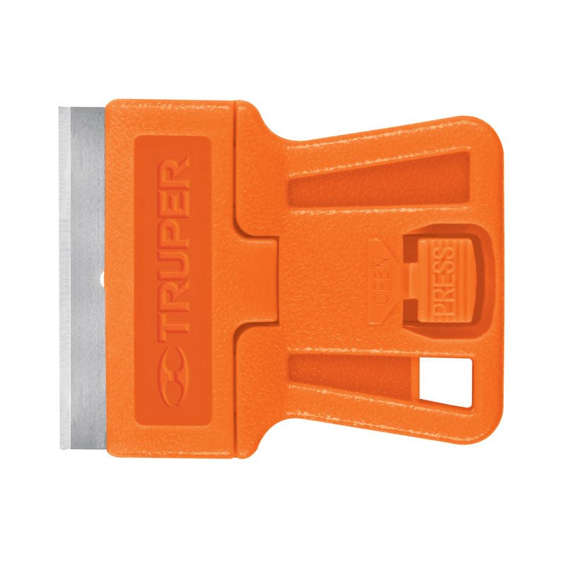 Mini raspador plástico con navaja de 1 1/2", 12352 Truper RASP 1 - Tool Ferreterías / Ferretodo - Herramientas y material de construcción.