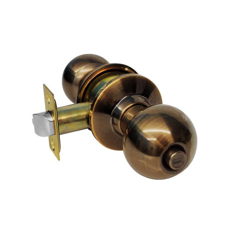 Perilla Yale Ball Baño Latón Antiguo Mx80020 - Tool Ferreterías / Ferretodo - Herramientas y material de construcción.