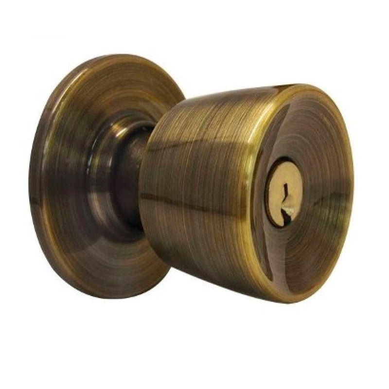 Perilla Yale Tulip Entrada Latón Antiguo Mx80225 - Tool Ferreterías / Ferretodo - Herramientas y material de construcción.