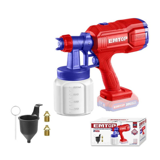 Pistola p/pintar inal.20v ELSG2003 Emtop - Tool Ferreterías / Ferretodo - Herramientas y material de construcción.