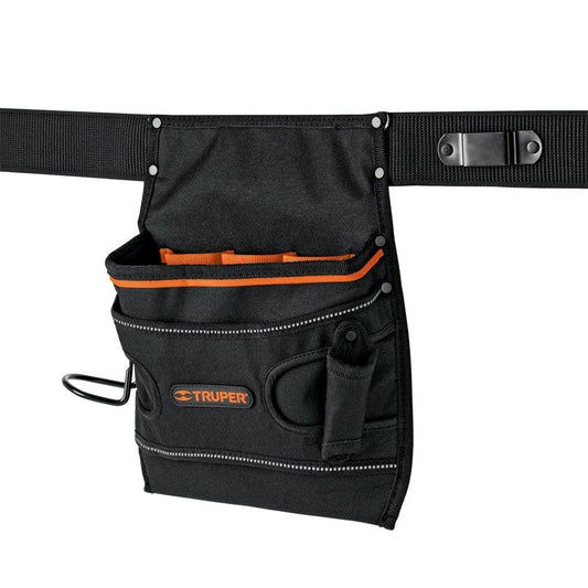 Porta herramientas de poliéster con 7 compartimentos, 15312 Truper POHE7N - Tool Ferreterías / Ferretodo - Herramientas y material de construcción.