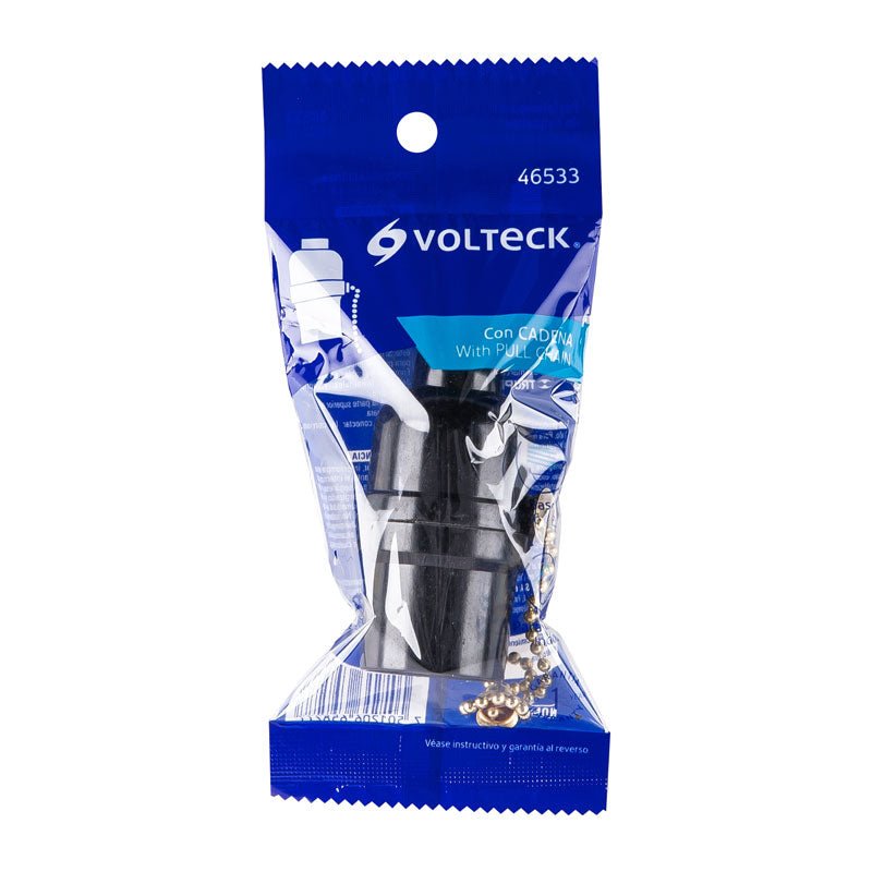 Portalámpara de baquelita con interruptor de cadena, 46533 Volteck POBA 18 - Tool Ferreterías / Ferretodo - Herramientas y material de construcción.