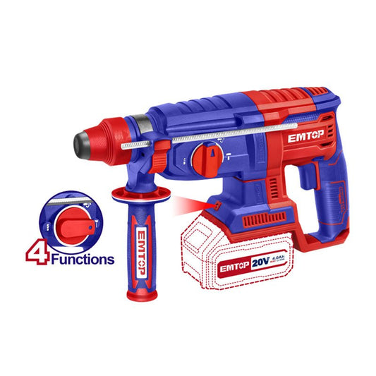 Rotomartillo sds - plus inal.20v ELRH20228 Emtop - Tool Ferreterías / Ferretodo - Herramientas y material de construcción.