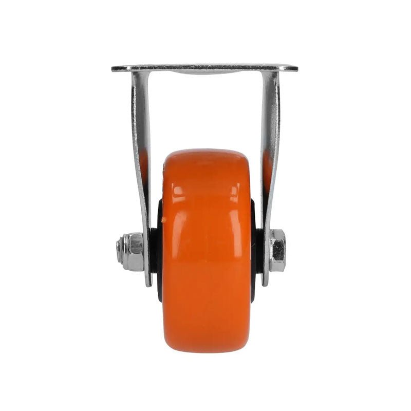 Rv7f rueda poliuretano naranja 3" x 1.1/4" fija - Tool Ferreterías / Ferretodo - Herramientas y material de construcción.