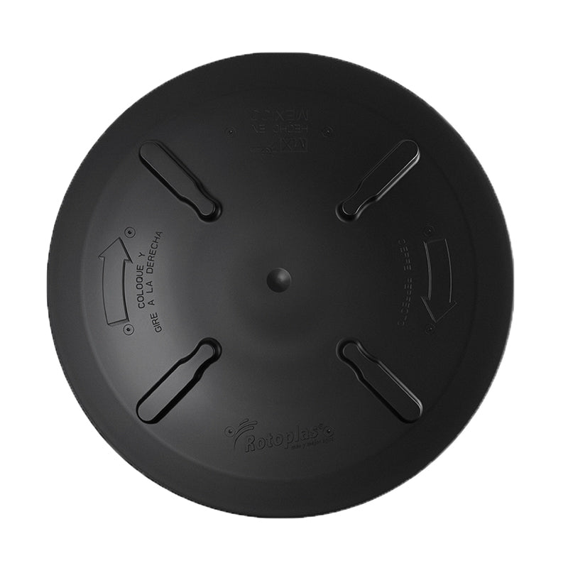 Tapa click de 18" color negro para tinacos, 310070 Rotoplas - Tool Ferreterías / Ferretodo - Herramientas y material de construcción.