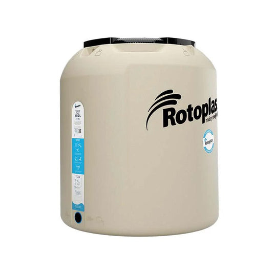 Tinaco Plus+ equipado de 450 lts, color beige, 500470 Rotoplas - Tool Ferreterías / Ferretodo - Herramientas y material de construcción.