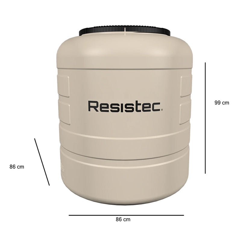 Tinaco resistec de 450 lts, color beige, 500497 Rotoplas - Tool Ferreterías / Ferretodo - Herramientas y material de construcción.