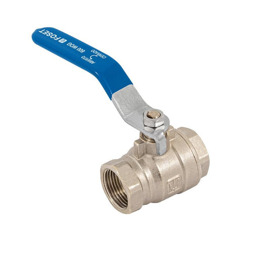 Válvula de esfera de latón, roscable, 3/4", alta presión, 49476, Foset - Tool Ferreterías / Ferretodo - Herramientas y material de construcción.