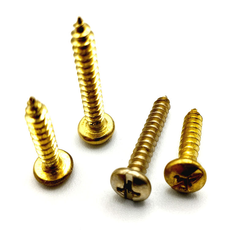 Pija Para Lámina Cabeza Fijadora Combinada Latónada 8 X 1"