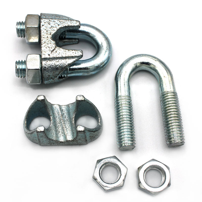 Nudo Galvanizado Ranurado Para Cable De 5/8" Tipo Europeo