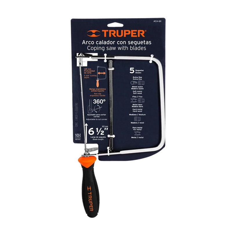 Arco Calador 6" Para Segueta, Truper