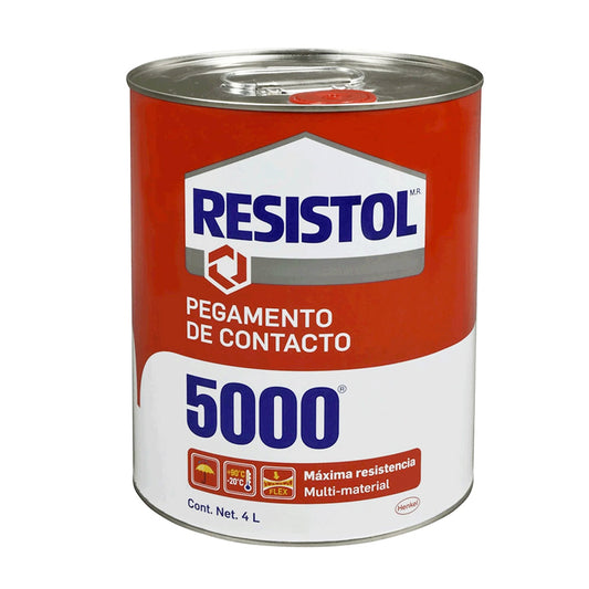 Resistol 5000 Pegamento De Contacto Henkel De 4 Litros