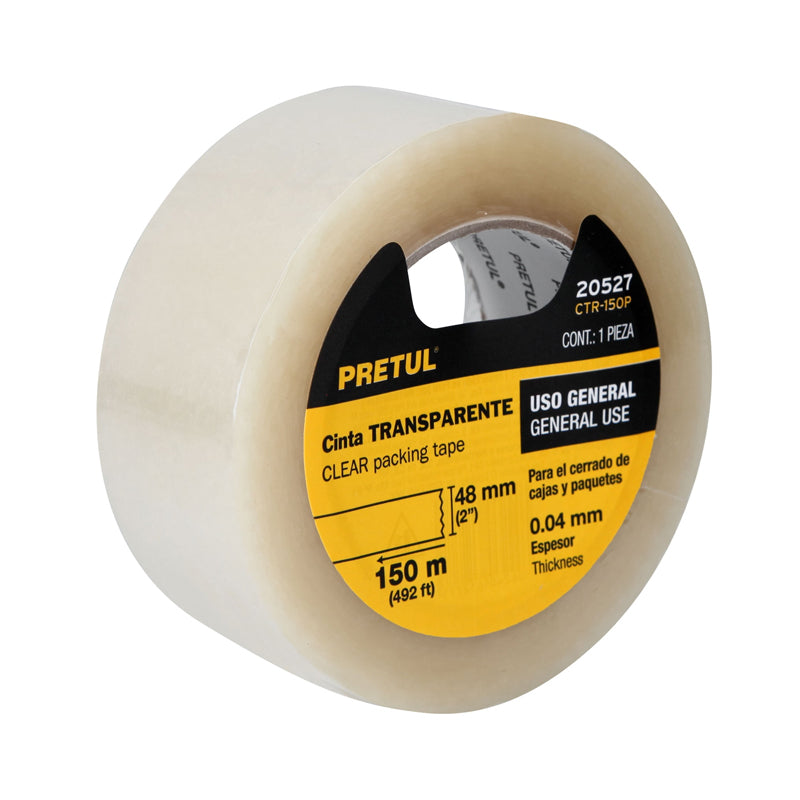Cinta De Empaque Transparente 48 Mm X 150 M 20527, Pretul