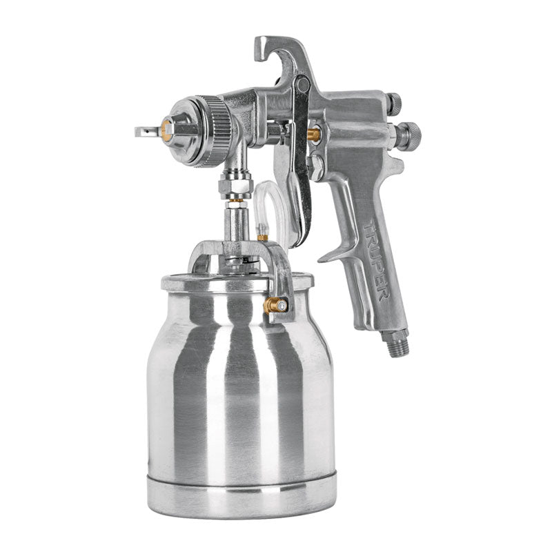 Pistola P/Pintar Succión Hvhp Vaso Alum, 1.8Mm, 2 Vál Truper