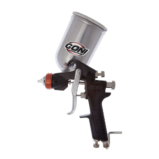 Pistola Gravedad Con Vaso De Aluminio De 400 Ml, Goni 302