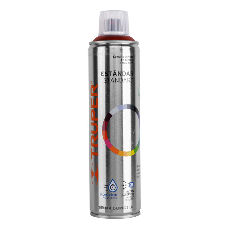 Pintura En Aerosol, Rojo Taxi, Bote Esbelto, 400 Ml