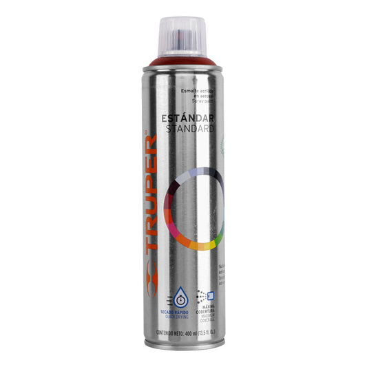 Pintura En Aerosol, Rojo Taxi, Bote Esbelto, 400 Ml
