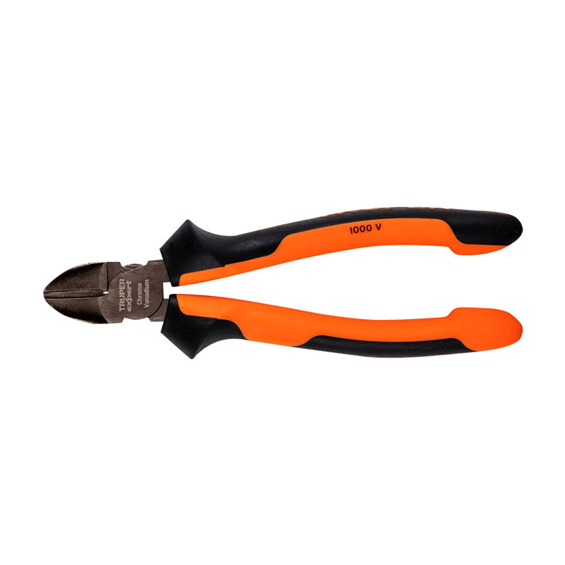 Pinza Corte Diagonal 7" Mango Comfort Grip, Truper Expert