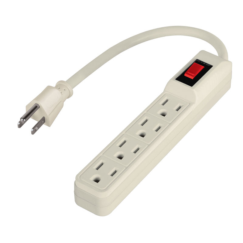 Multicontacto 16 Awg Doméstico 4 Entradas, Volteck