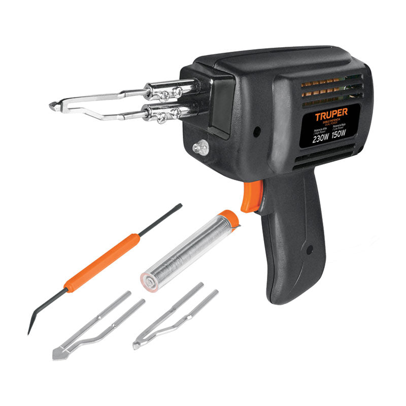 Cautín 230 W Tipo Pistola Con 2 Temperaturas, Truper