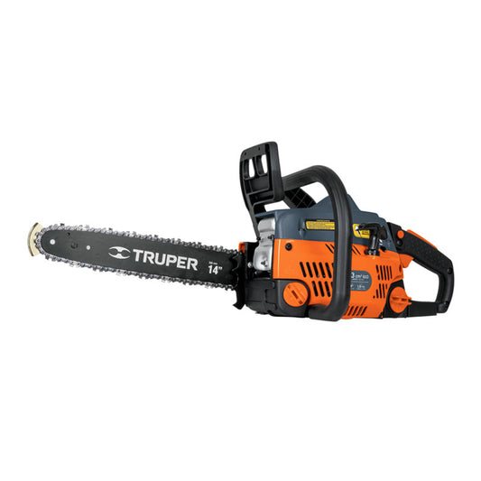 Motosierra 33 Cc A Gasolina Con Barra De 14", Truper