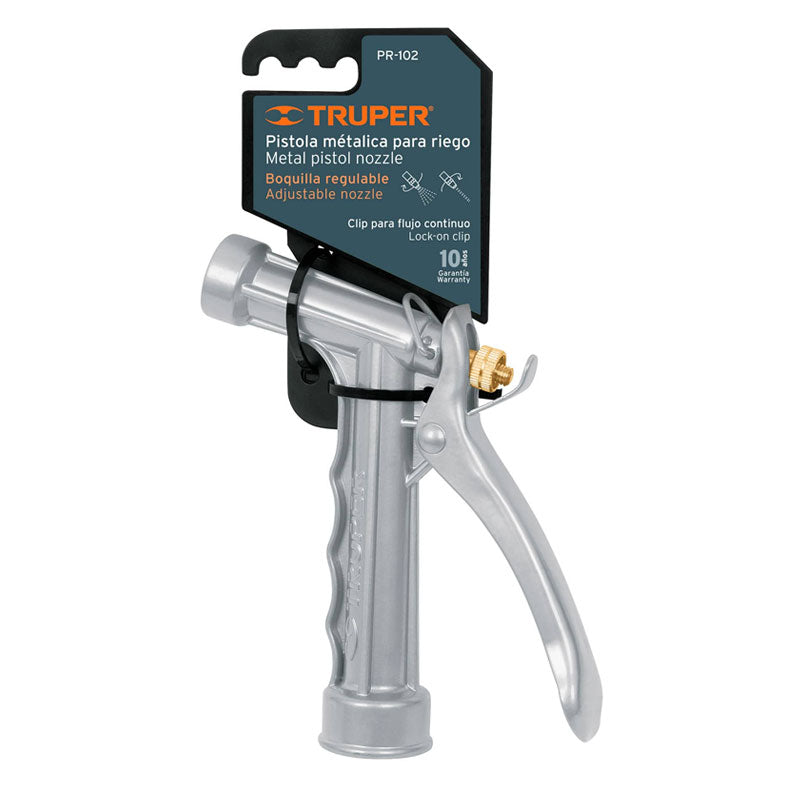 Pistola Para Riego De 2 Funciones Metálica, Truper
