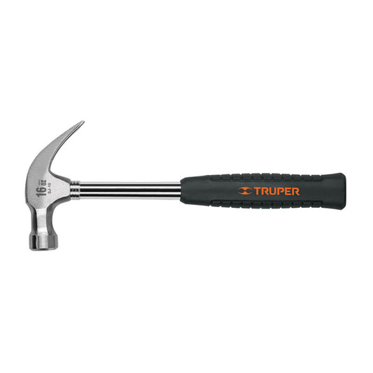 Martillo Pulido 16 Oz Uña Curva, Mango Tubular C/Neopreno