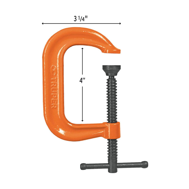 Prensa 4" Forjada En Acero, Uso Industrial, Truper