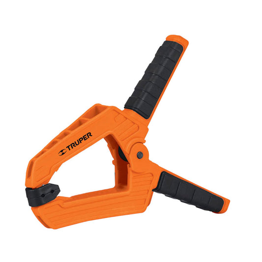 Prensa De Resorte De 6", Cuerpo De Nylon Con Mango De Tpr