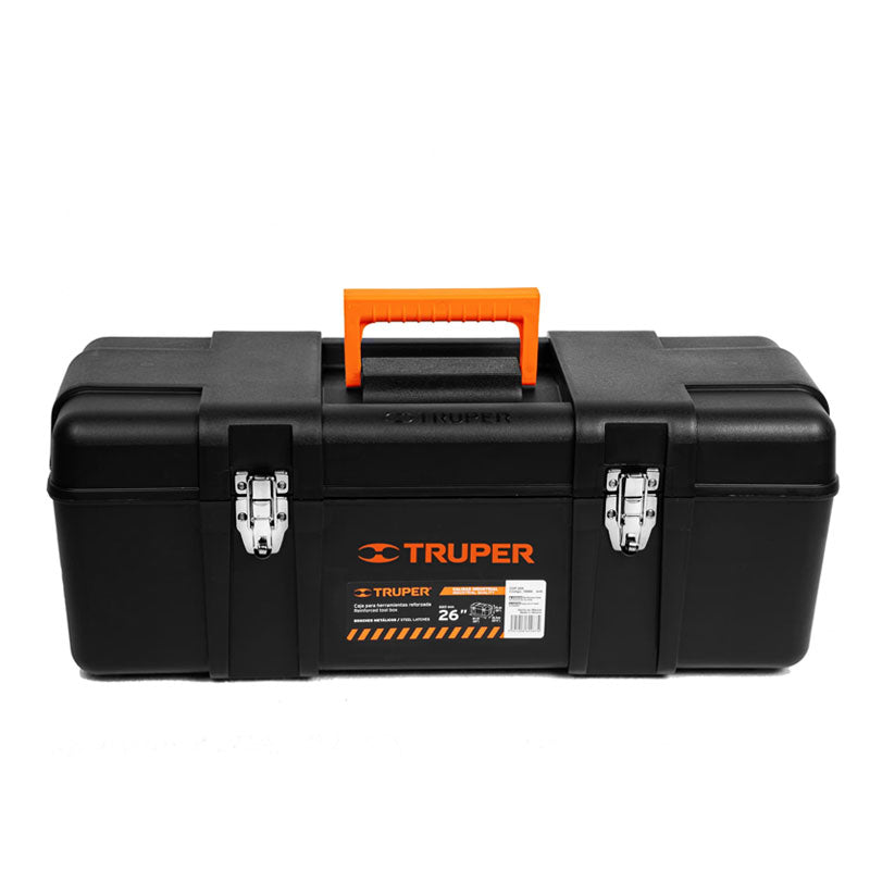 Caja Para Herramienta De 26" Industrial, Broches Metálicos, Truper