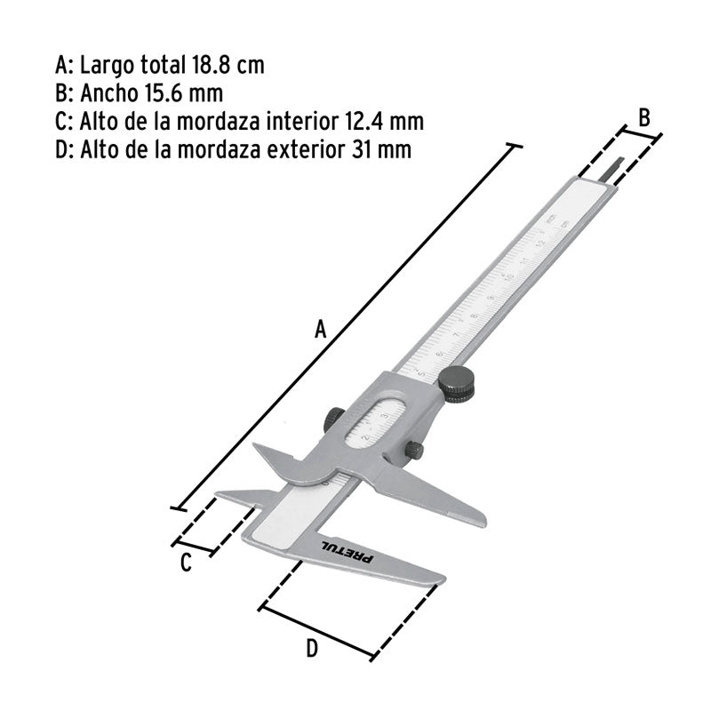 Vernier De 5", Pretul