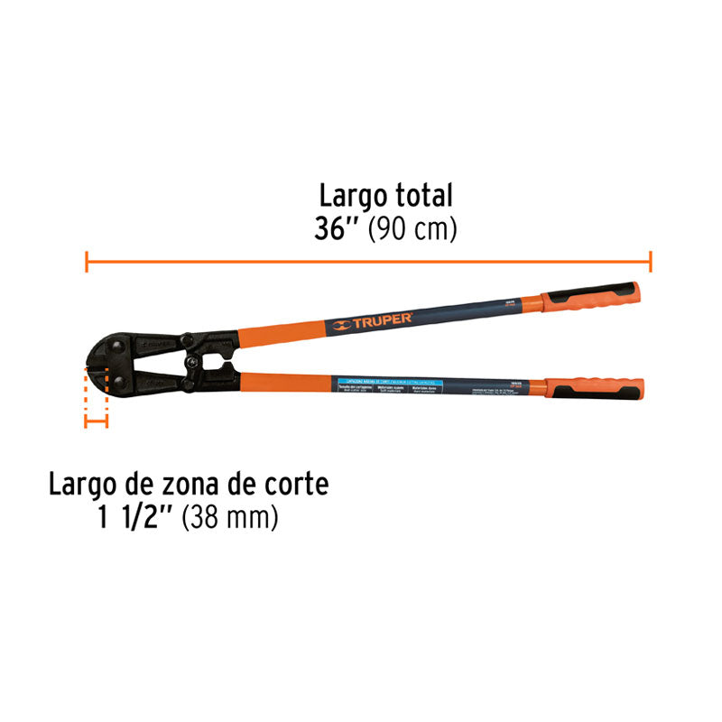Cortapernos Profesional De 36", Truper