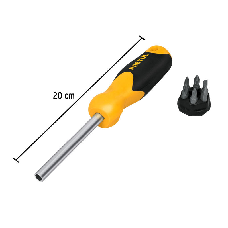 Desarmador Con 6 Puntas, Pretul