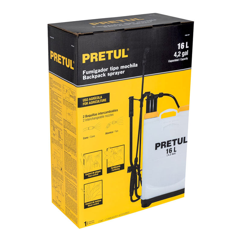 Fumigador De 16 L Manual De Mochila, Pretul