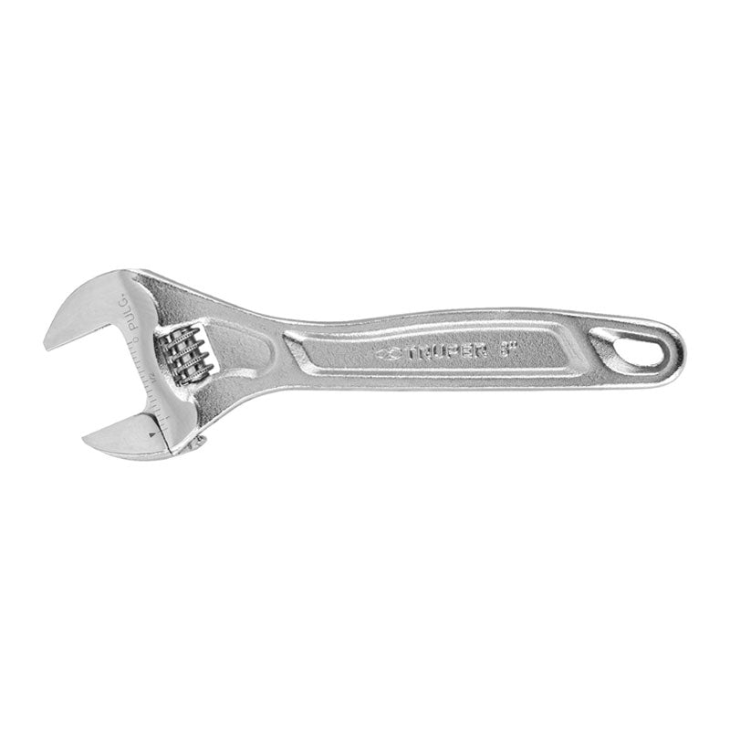 Llave Ajustable (Perico) 8" Profesional Cromada, Expert