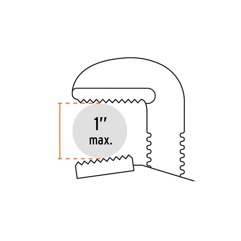 Llave Stilson 10" Cuerpo Robusto De Hierro Dúctil, Truper