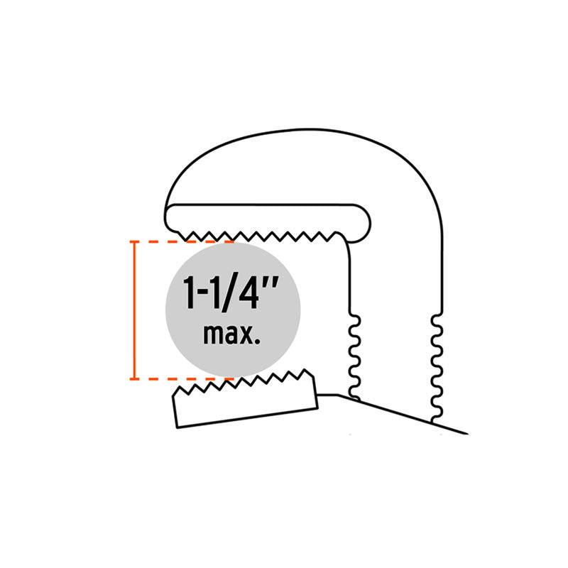 Llave Stilson 12" Cuerpo De Aluminio, Truper