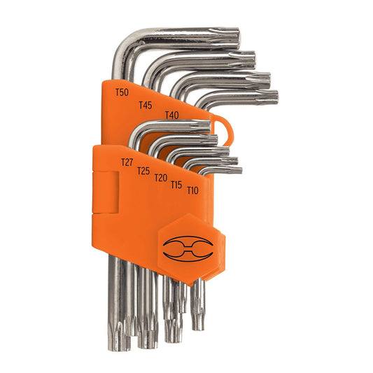 Juego De 9 Llaves Torx Con Organizador Abatible, Truper