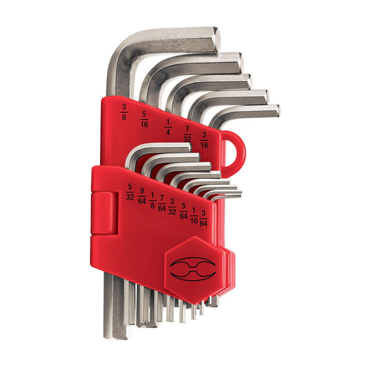 Juego 13 Llaves Allen Std Punta Hexagonal Con Organizador