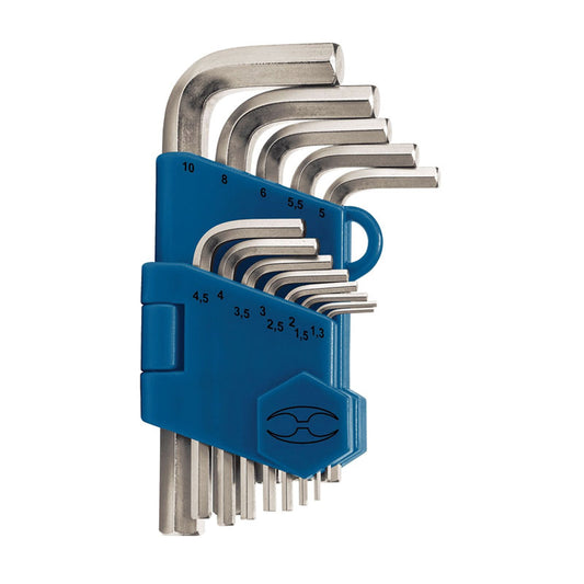 Juego 13 Llaves Allen Mm Punta Hexagonal Con Organizador