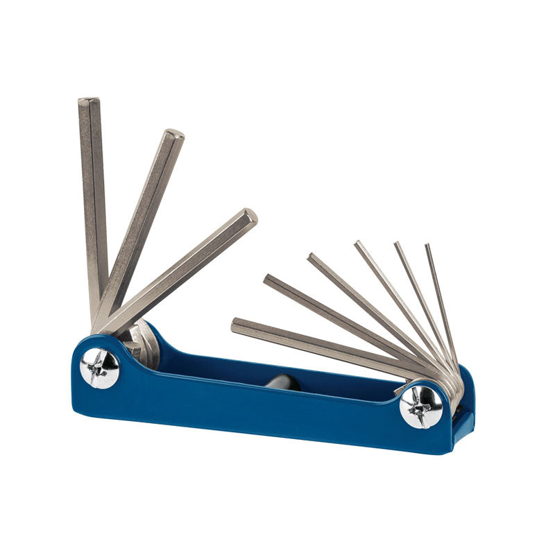 Juego De 9 Llaves Allen Mm Tipo Navaja, Cuerpo De Lámina