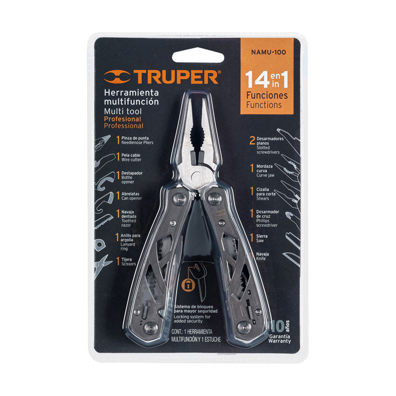 Multiherramienta Con 14 Funciones, Truper