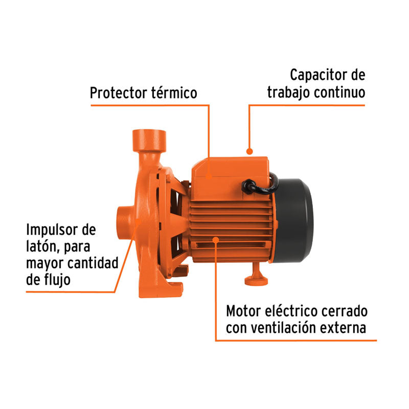 Bomba Centrífuga Para Agua Modelo Europeo, 1/4 Hp, Expert