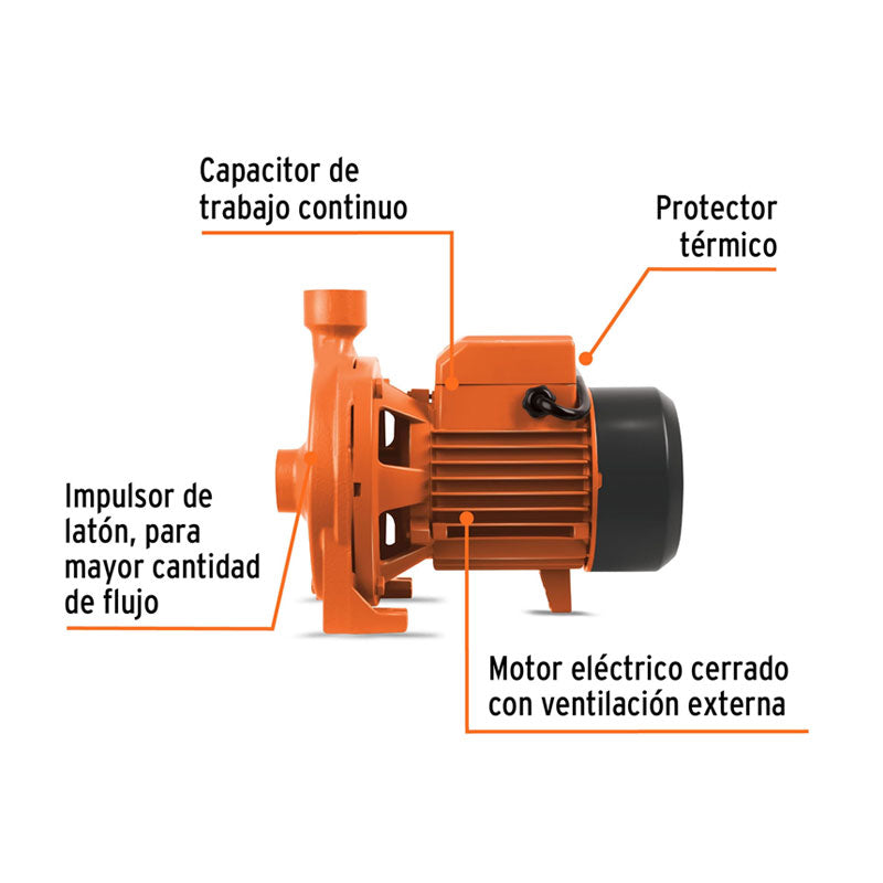 Bomba Centrífuga Para Agua Modelo Europeo,1 1/2 Hp, Expert