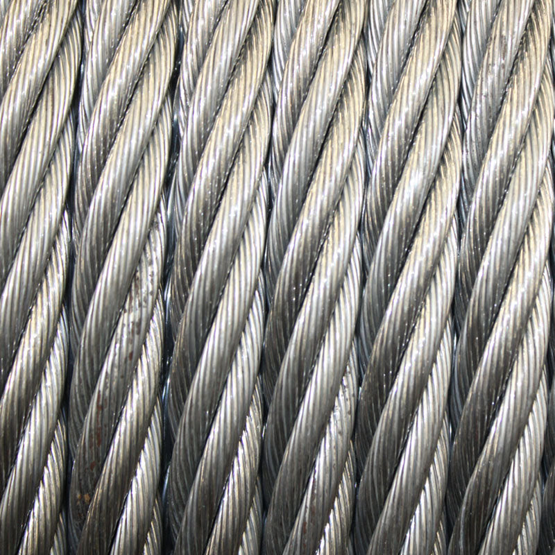 Cable De Acero Galvanizado Alma De Acero De 3/16" 6 X19