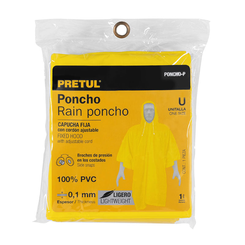 Poncho O Capamanga Ligero De Pvc, Pretul