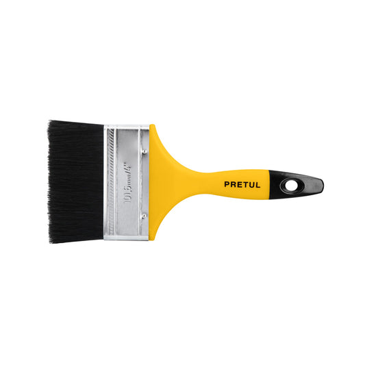 Brocha Uso General De 4" Con Mango De Plástico Pretul