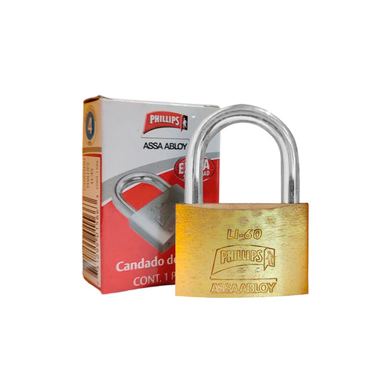 Candado De Latón Li 60 Phillips Mx1568 Bilster Ofe